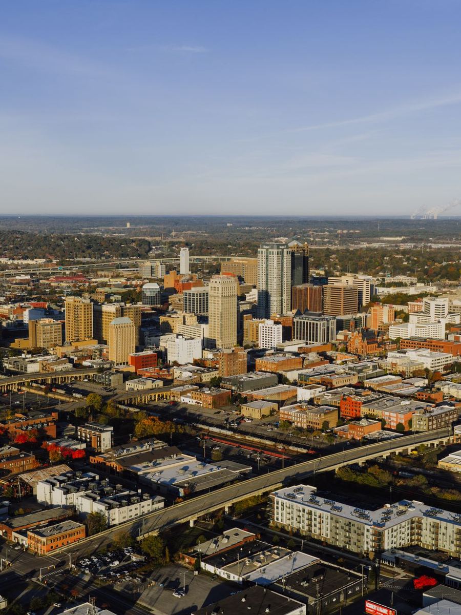 Aerial view of Birmingham, Alabama